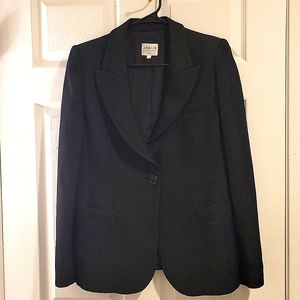 NWOT Armani Collezioni womens 10 black Blazer